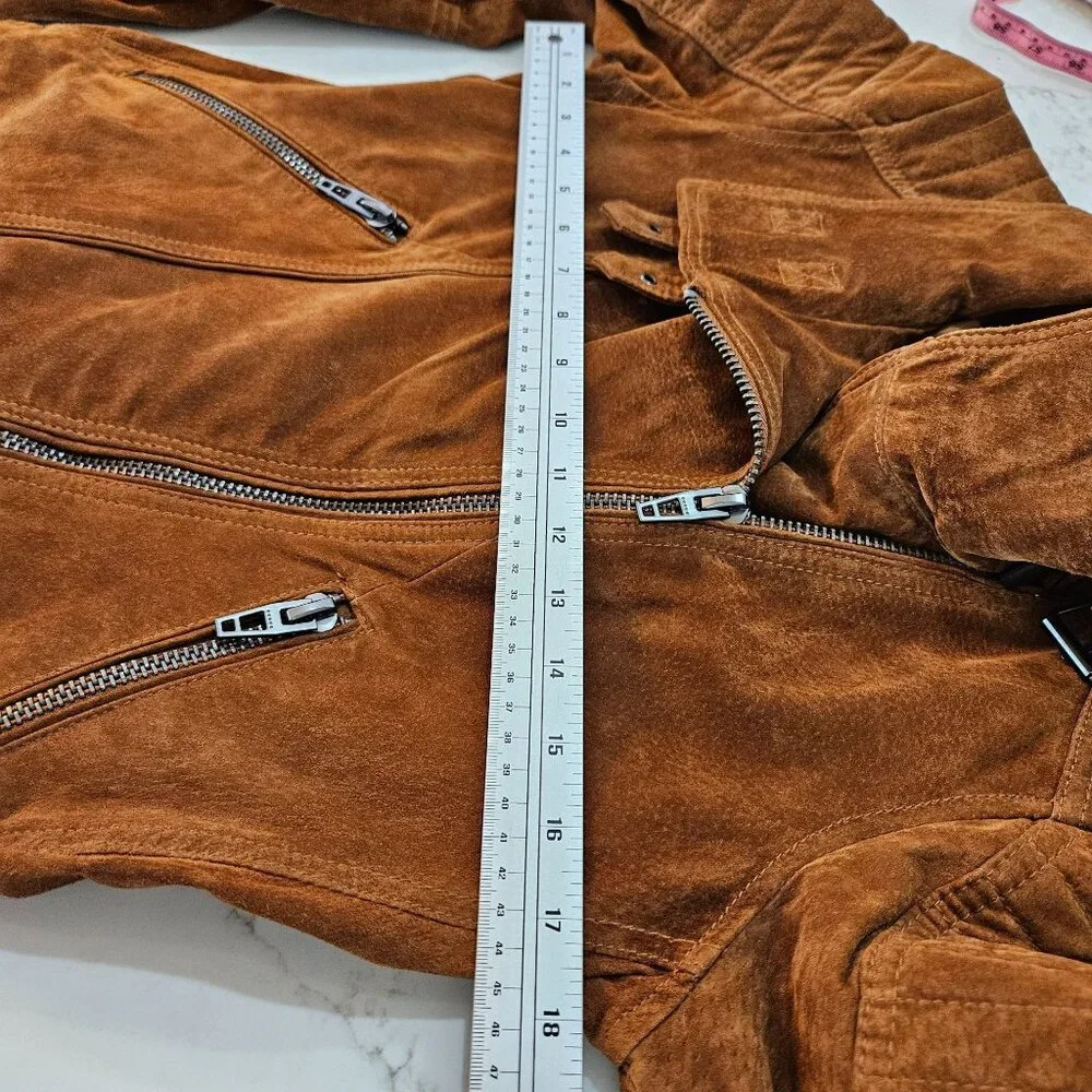 Blank NYC Brown Leather Jacket - Picture 10 of 12